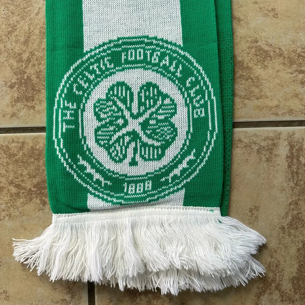Celtics Football Club Soccer‎ Scarf 2009 Ernst Happel Stadium Green White